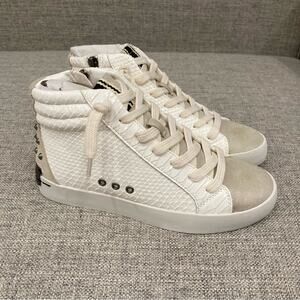 NEW Shu Shop Reese Kids Sneakers in Bone Snake Brand New in Box size 5
